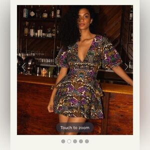 CLEOBELLA MARISSE MINI DRESS in MOSAIC IKAT